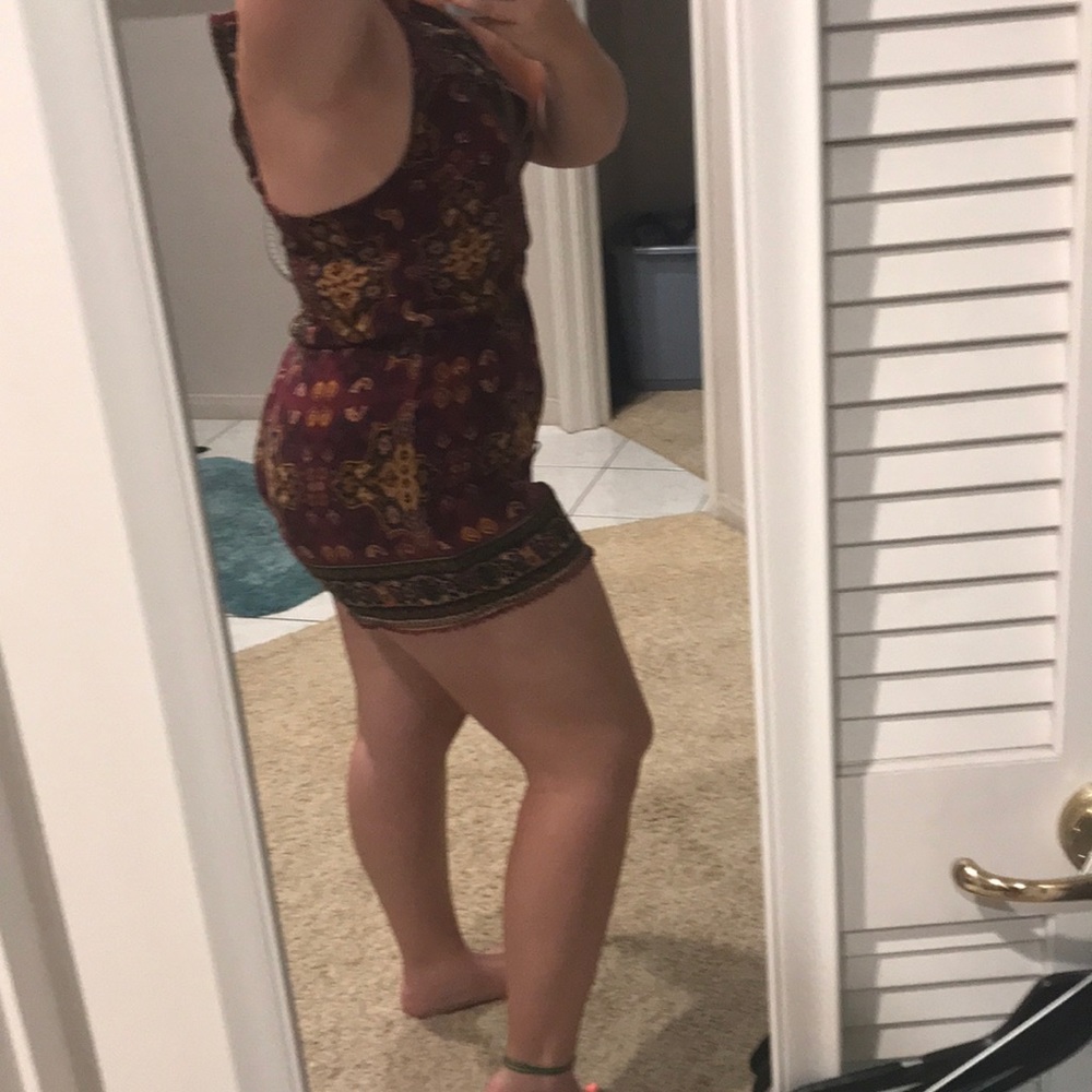 Printed Romper